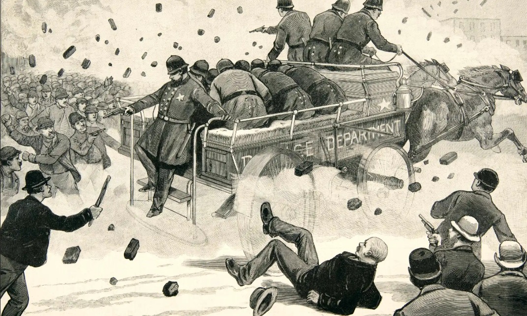 Un día como hoy, el 11 de noviembre de 1887, fueron ejecutados en Chicago cuatro de los mártires de Haymarket. 